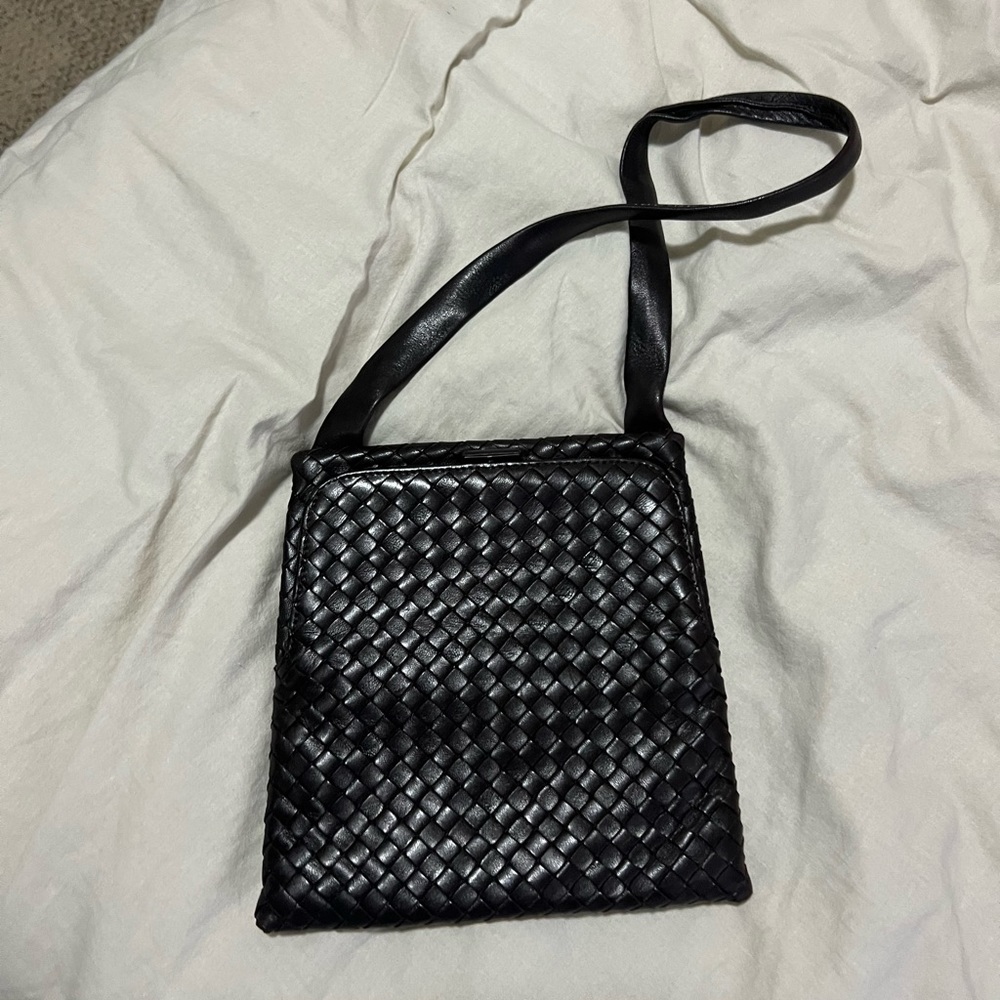 Vintage Bottega Veneta Intrecciato Shoulder Bag